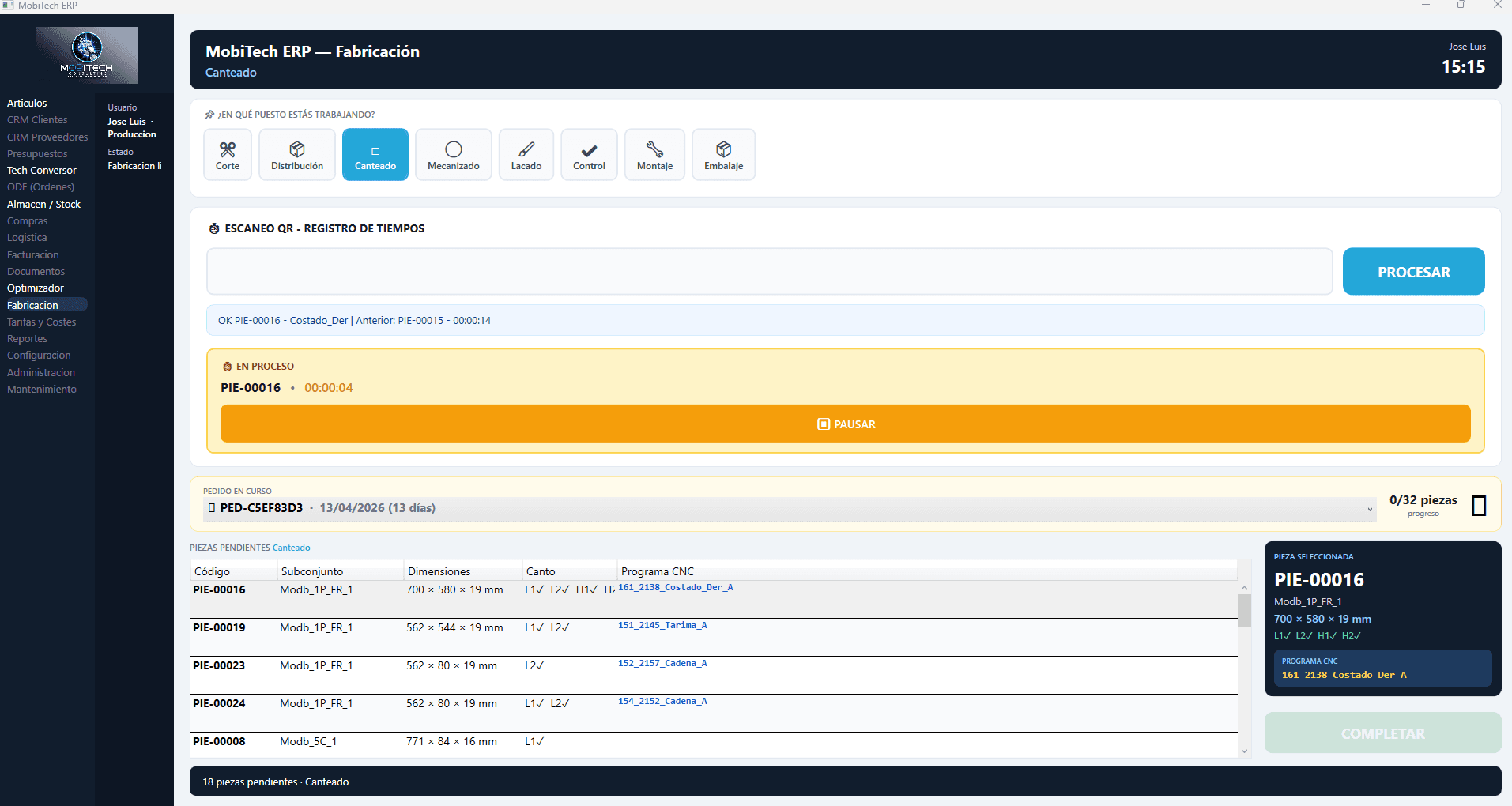 F2a — Placage de Chants